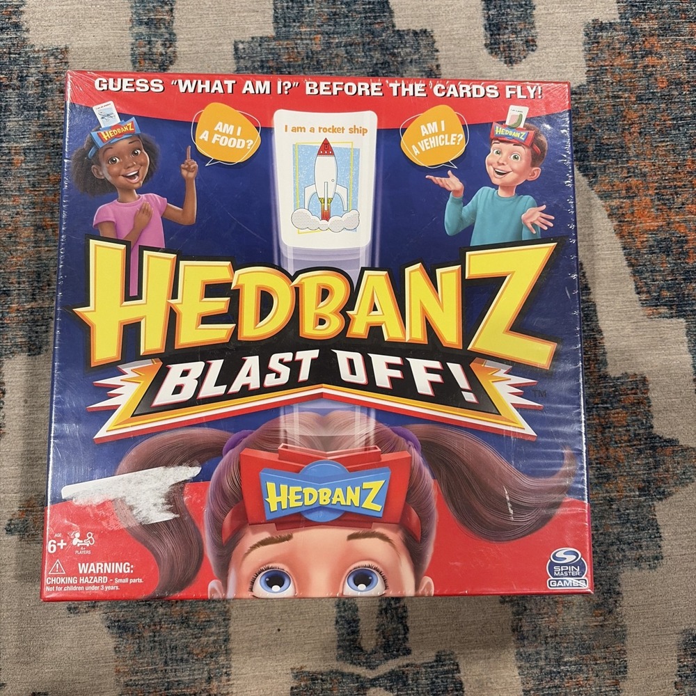 Hedbanz Blastoff Edition Spinmaster Games. New, factory sealed!